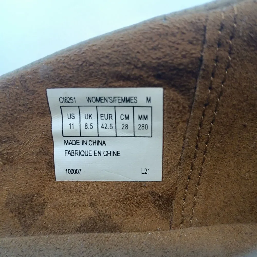 Cobb Hill Penfield Envelope Taupe Womens 11 Slip On Dress Flats